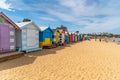 These brightly painted huts, or Ã¢â¬Åbathing boxesÃ¢â¬Â, date back to the Victorian era, when sea bathers protected their modesty by